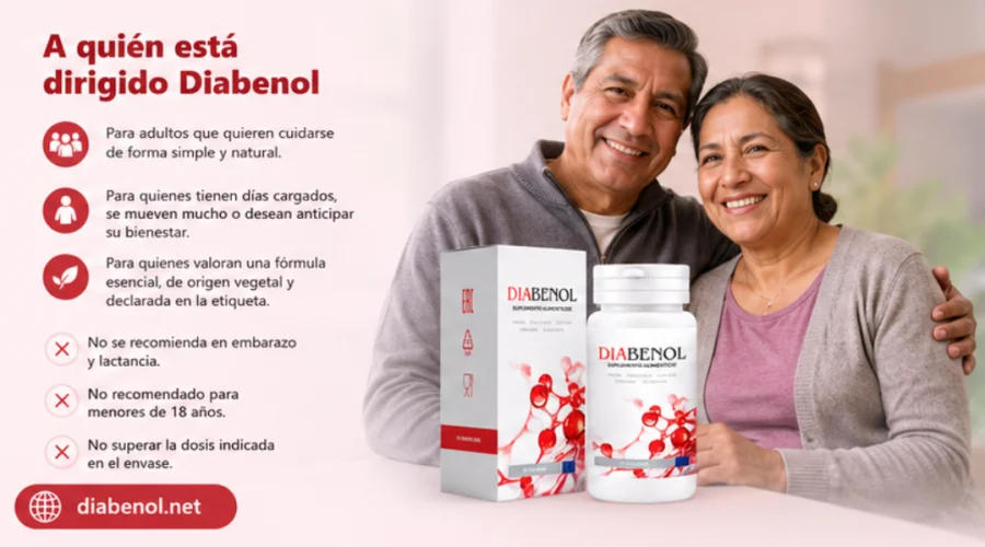 Diabenol — cápsulas para adultos que quieren cuidar su bienestar
